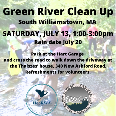 Green River Clean Up in South Williamstown