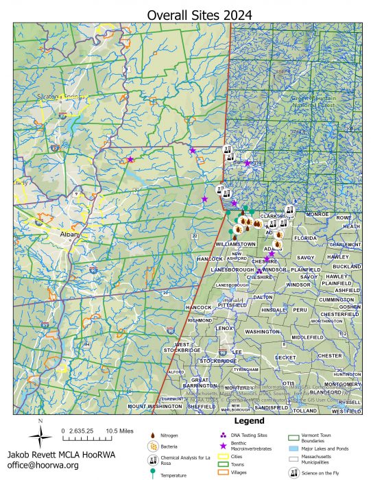 2024 Water Quality Monitoring sites