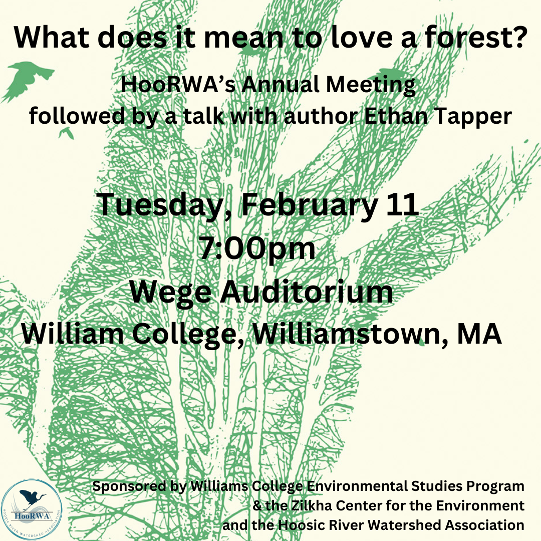 HooRWA's 2025 Annual Meeting and talk What does it mean to love a forest by author Ethan Tapper