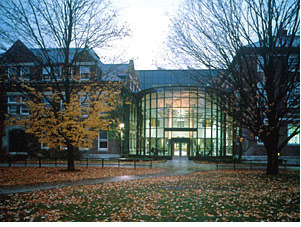 Wege Auditorium on the Williams College campus